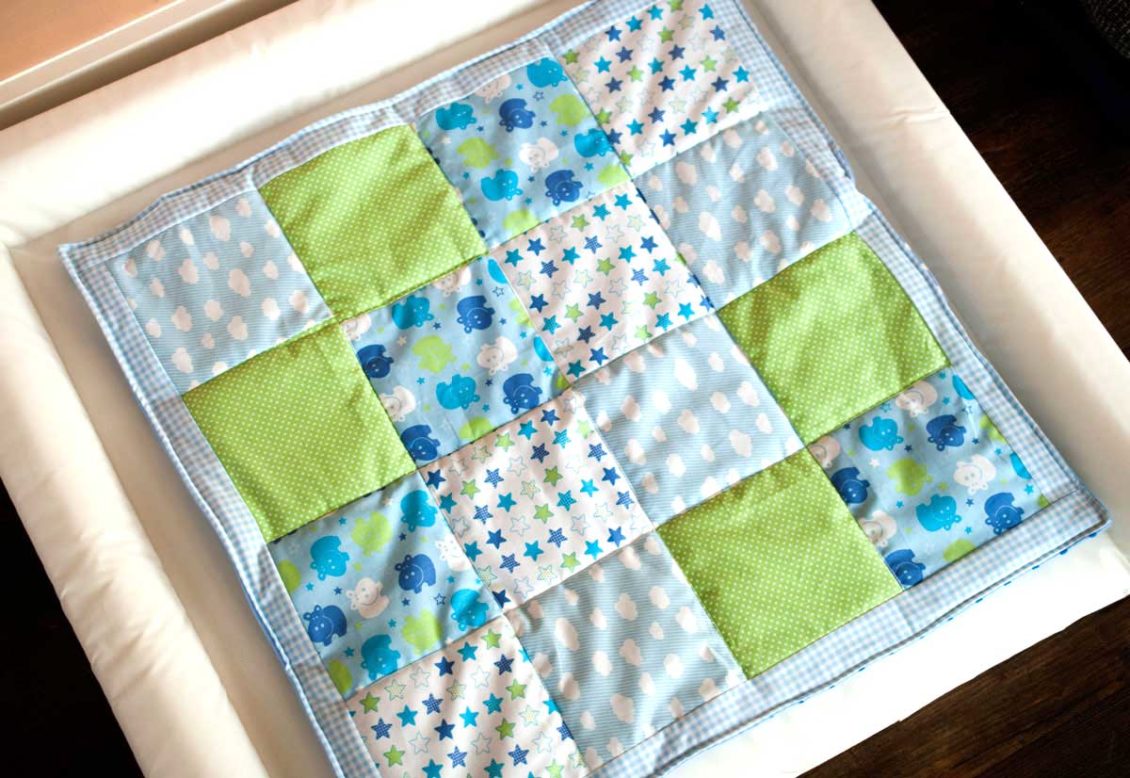 babydecke nähen einfach