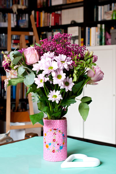 Muttertagsgeschenk nähen: Blumentopf einfach selber machen - ohne Schnittmuster! 27